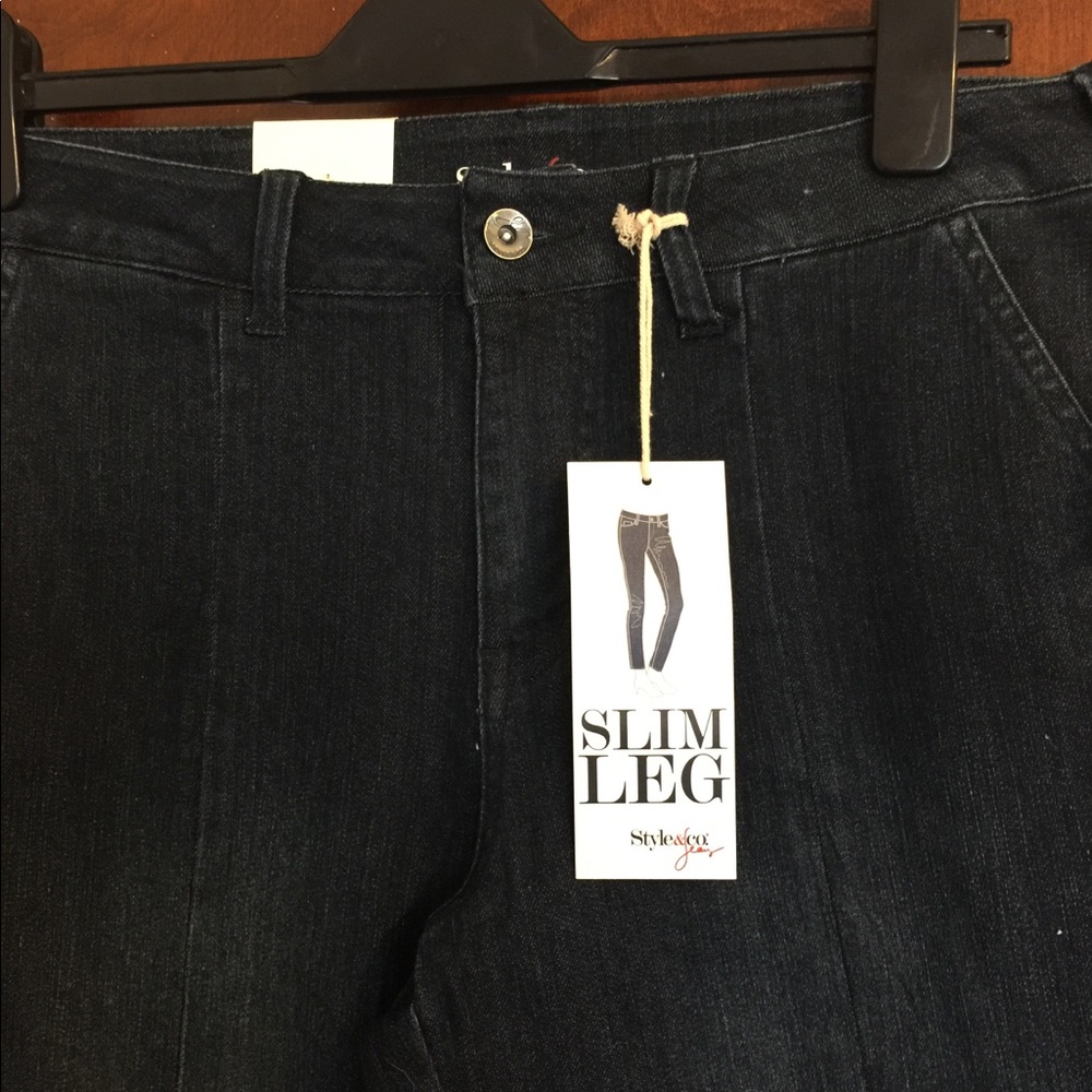 Style and Co slim leg jeans - Picture 2 of 5